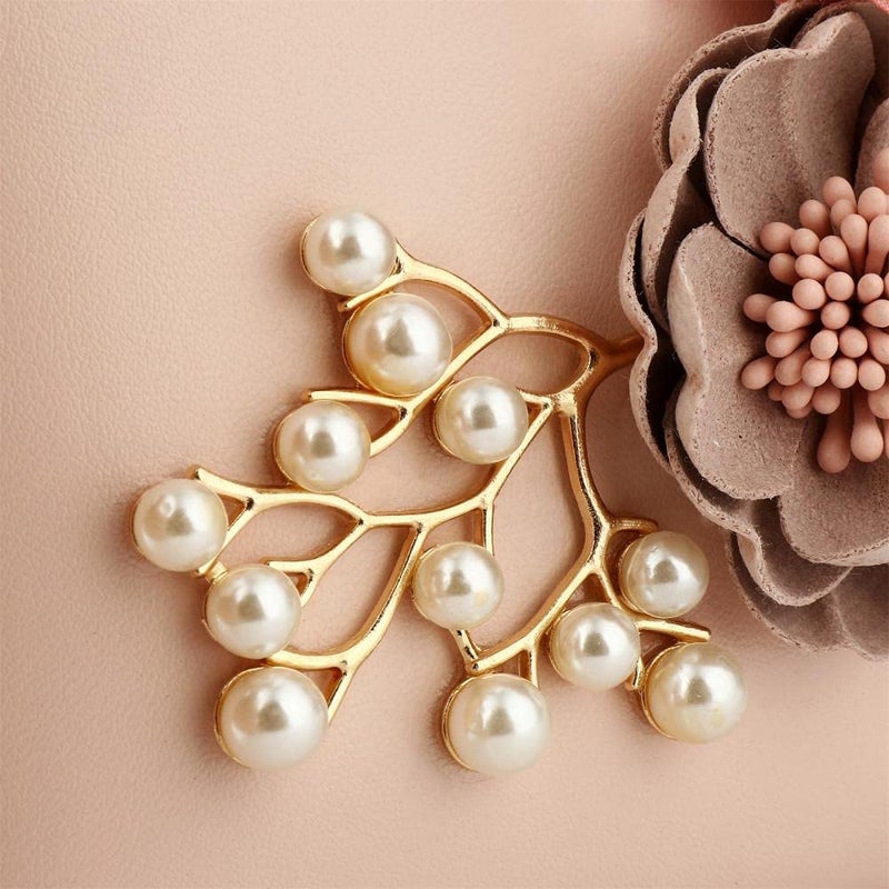 Gets PU Leather Purses and Handbags for Women Floral Beaded Embellished Clutch Bag Elegant Banquet Wedding Evening Handbags Crossbody Bag (White) - Image 4