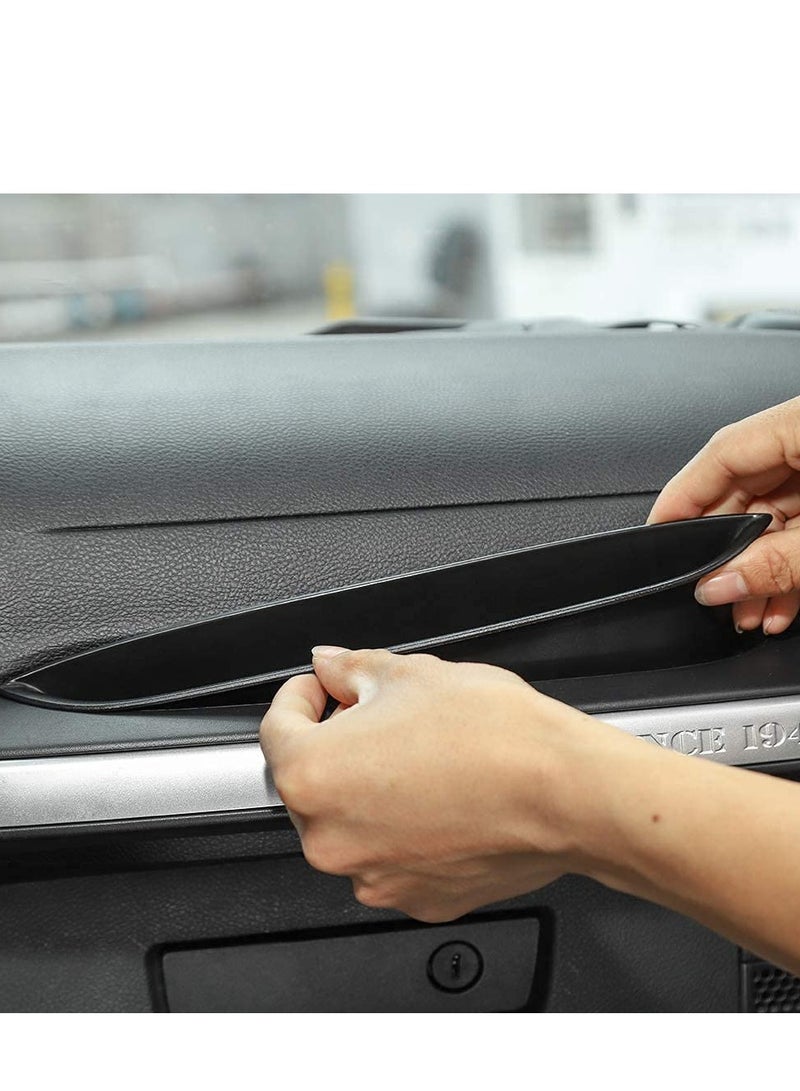 Jeep Wrangler JK JKU 2011-2018 Grab Tray Passenger Storage Organizer - Black Interior Accessory Box for 2/4 Door, Grab Handle - Image 3