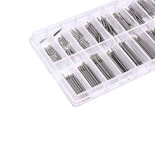 Hicello 360PCS 6-23mm Watch Band Link Cotter Pin Assortment, Stainless Steel Watch Bracelet Pin for Watch Band Repair Kit Dia. 1.0mm - Image 3