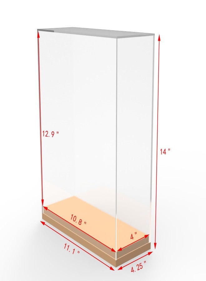 FixtureDisplays® 10.8x4x12.9 Acrylic Family Size Cereal Box Display Trophy Figurine Glorifier Book Showcase Candy Dispenser Please Check Select Right Size 100055NEW-NF - Image 5