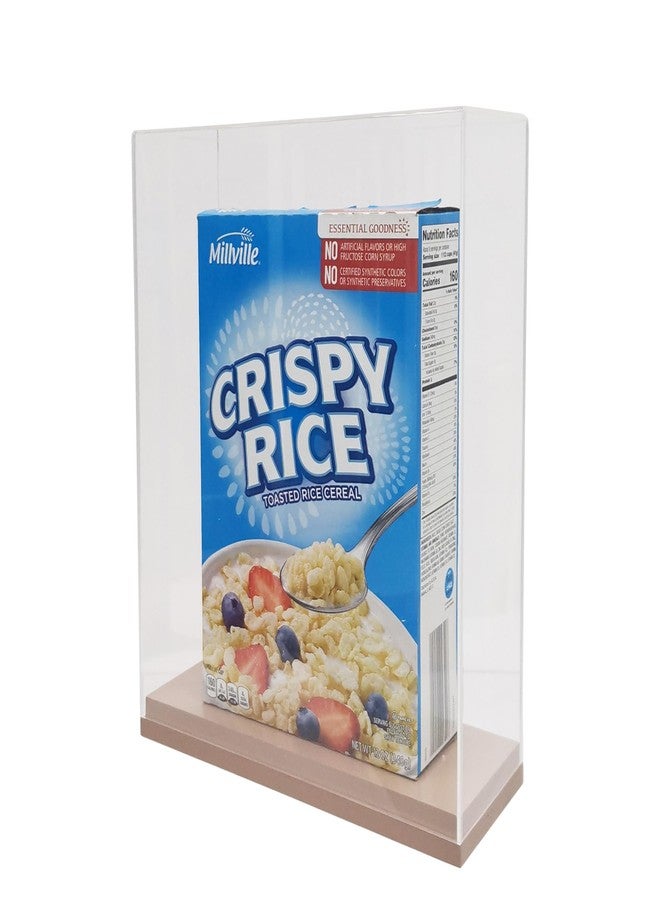 FixtureDisplays® 10.8x4x12.9 Acrylic Family Size Cereal Box Display Trophy Figurine Glorifier Book Showcase Candy Dispenser Please Check Select Right Size 100055NEW-NF - Image 3