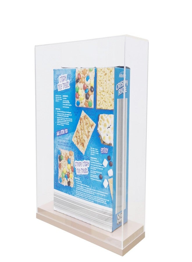 FixtureDisplays® 10.8x4x12.9 Acrylic Family Size Cereal Box Display Trophy Figurine Glorifier Book Showcase Candy Dispenser Please Check Select Right Size 100055NEW-NF - Image 2