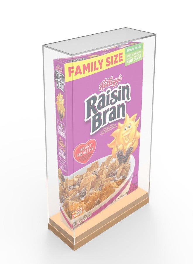 FixtureDisplays® 10.8x4x12.9 Acrylic Family Size Cereal Box Display Trophy Figurine Glorifier Book Showcase Candy Dispenser Please Check Select Right Size 100055NEW-NF - Image 4