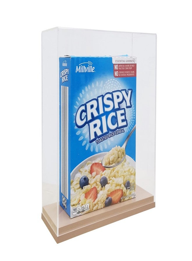 FixtureDisplays® 10.8x4x12.9 Acrylic Family Size Cereal Box Display Trophy Figurine Glorifier Book Showcase Candy Dispenser Please Check Select Right Size 100055NEW-NF - Image 1