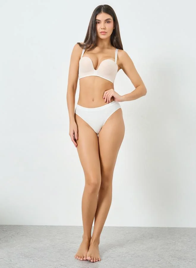 تايك تو حمالة صدر مبطنة بدون سلك وبملمس بارز