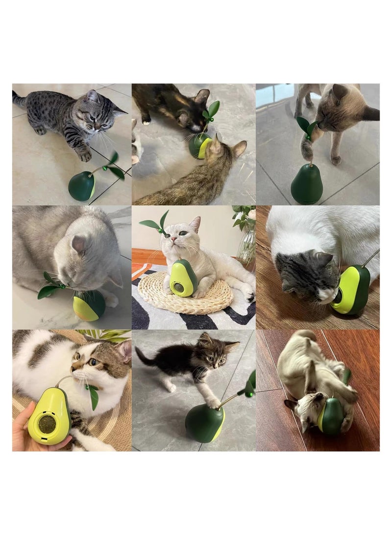 Engaging 3in1 Interactive Cat Toy with Cat Wand Treat Dispenser and Tumbler Fun for Indoor Cats - Image 2