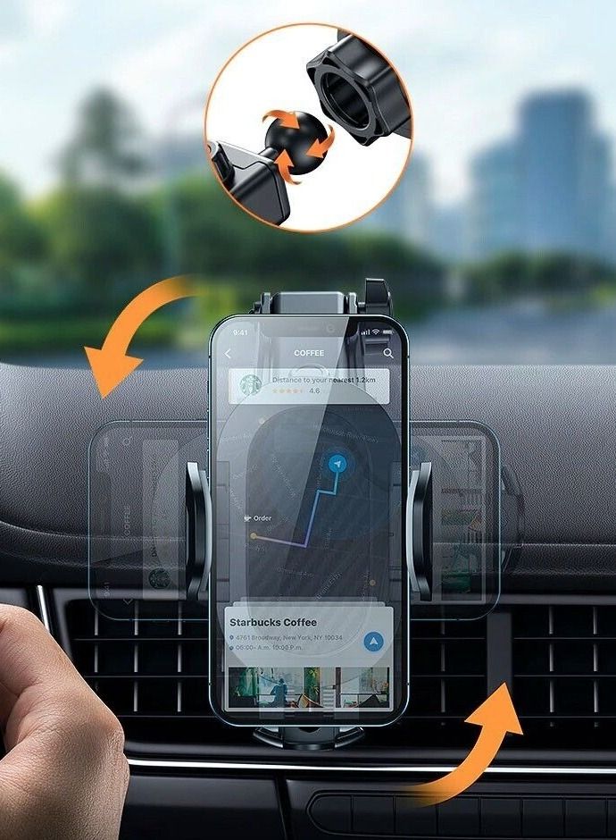 Universal Car Mobile Phone Holder In Car Mobile 360° Rotating Dashboard Mount - Image 4