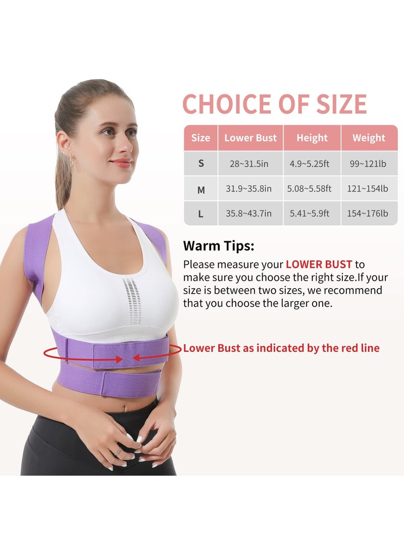 KASTWAVE Posture Corrector for Women and Men, Adjustable Breathable Back Straightener, Back Brace for Clavicle Support, Relax Neck, Shoulder, and Upper Back (M, 31"-35")  - Image 4