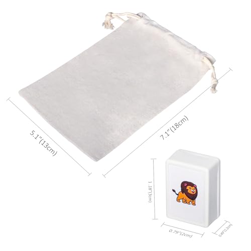 GRACIAS Mahjong Block Set, 50 Plastic Tiles (1.18”) with DIY Stickers, Portable Mahjong Set with A Carry Bag, Mahjong Tile Game - Image 3