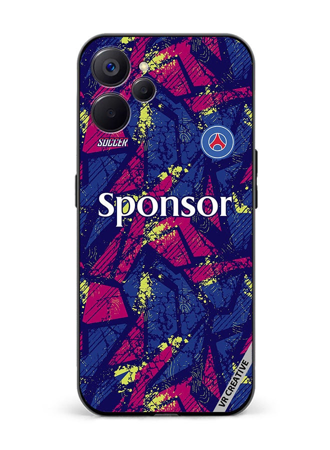 VR CREATIVE Protective Case Cover For Realme 10 5G Jersey Design Multicolour - Image 1