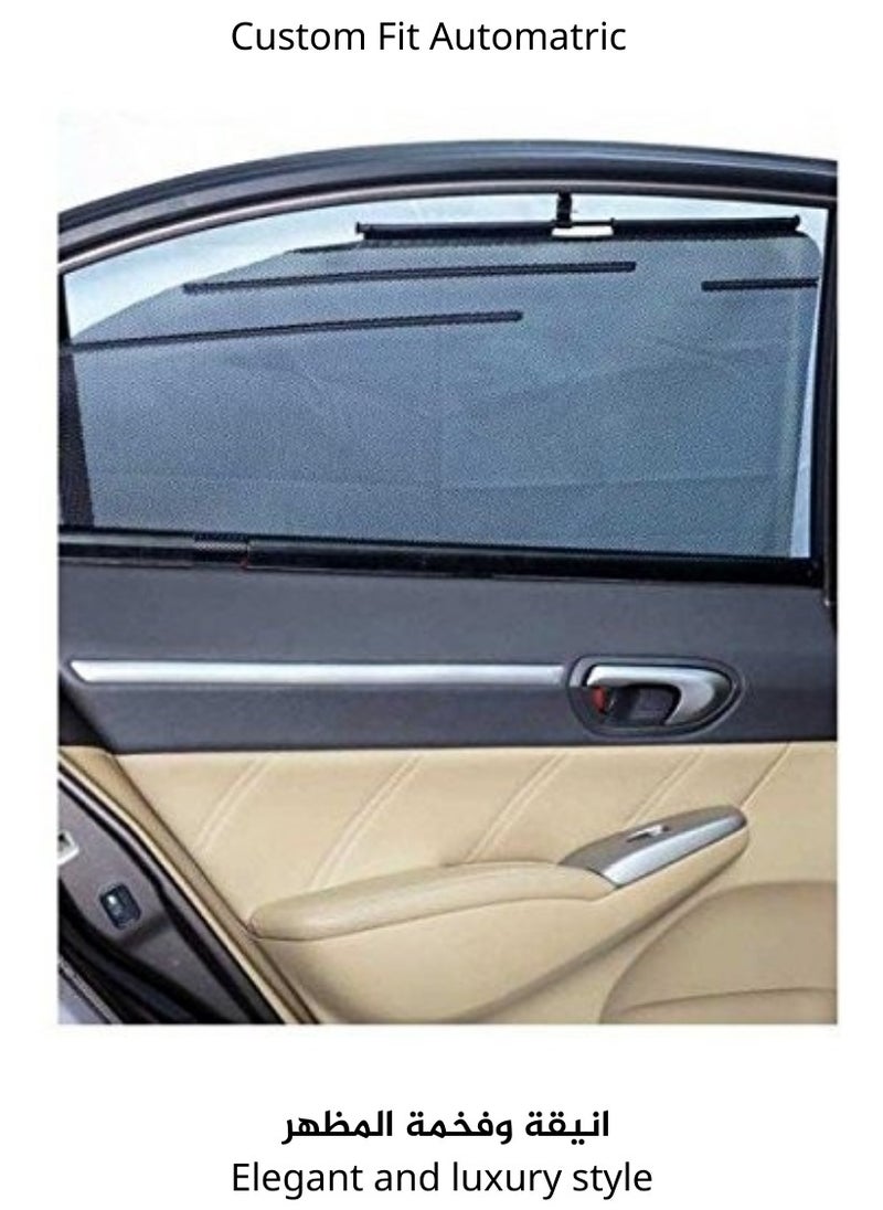 Generic - Roll-Up Sunshade for For Toyota Camry 2012 2013 2014 2015 2016 2017 – UV Protection, Custom Fit - Image 1
