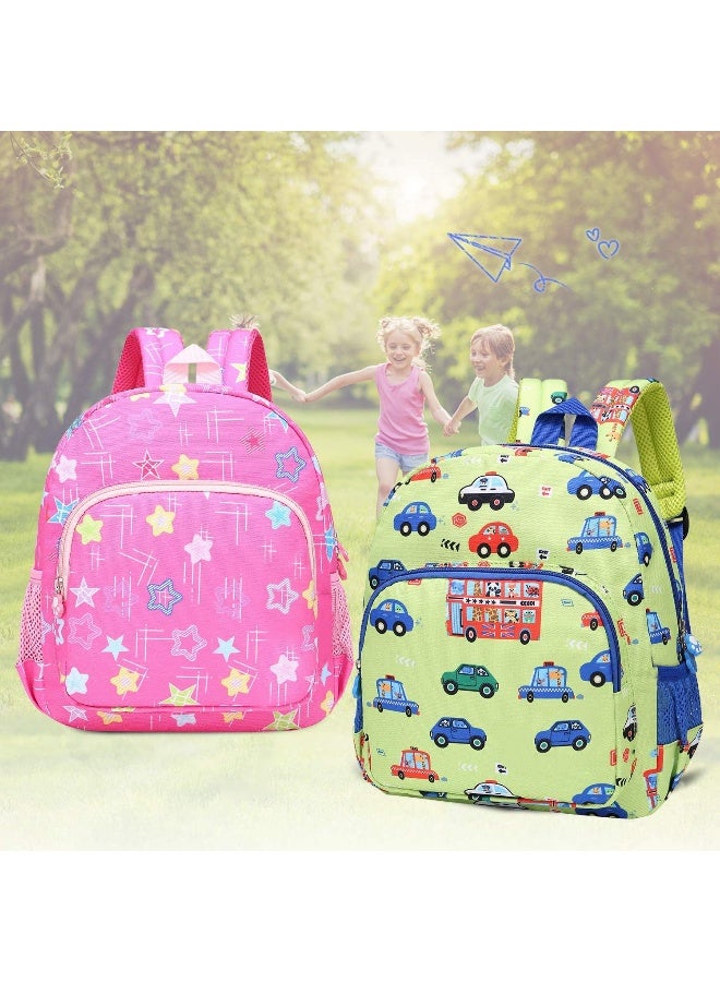 Willikiva Little Childrens Toddler Bags Cute Bus kids Backpack for Kids Boys and Girls to Travel School Backpack - Image 2