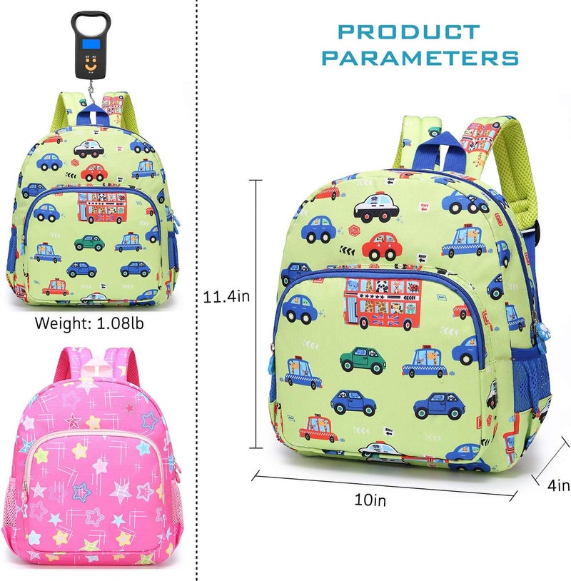 Willikiva Little Childrens Toddler Bags Cute Bus kids Backpack for Kids Boys and Girls to Travel School Backpack - Image 3