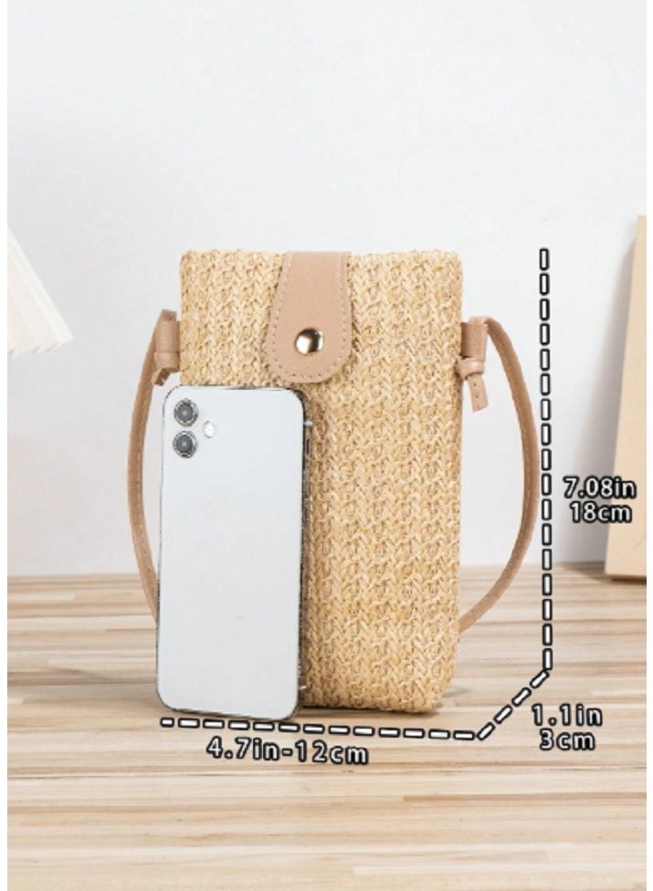 Shein Summer Bags, Beach Bags, Casual Vacation Style, Crossbody Bags, Straw Bags, Mobile Phone Bags,  - Image 3