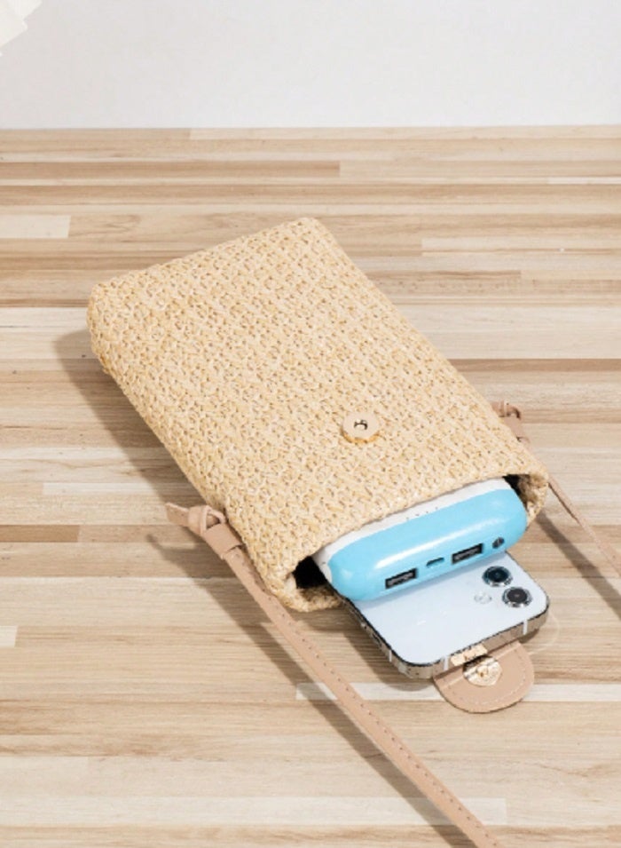 Shein Summer Bags, Beach Bags, Casual Vacation Style, Crossbody Bags, Straw Bags, Mobile Phone Bags,  - Image 2