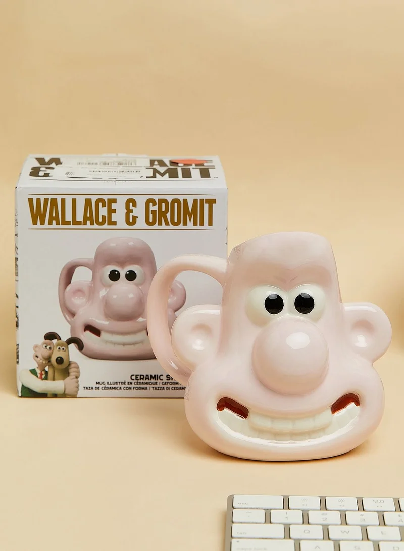 Half Moon Bay Aardman Wallace & Gromit Shaped Mug
