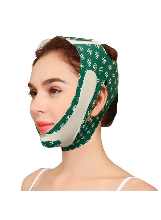 SEWOG V Line lifting Mask Facial Slimming Strap - Double Chin Reducer, Reusable Soft Silicone Chin Up Mask Face Lifting Belt, for Wrinkle Sagging Face - Image 1