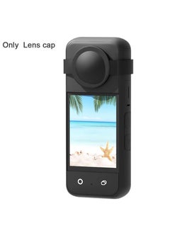 SYOSI Action Camera Case Fit for Insta-360 ONE X3, Waterproof Durable Silicone Protective Cover Lens Cap Compatible for Insta-360 ONE X3 Accessory (Black)  - Image 2