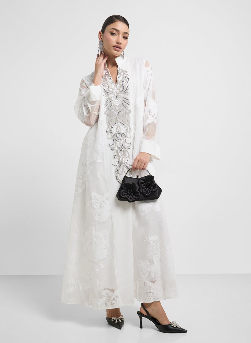 Khizana Embroidered Dress  - Image 4