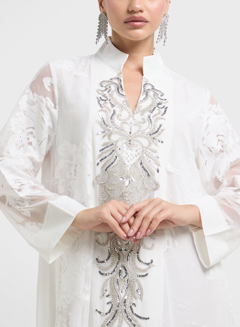 Khizana Embroidered Dress  - Image 3