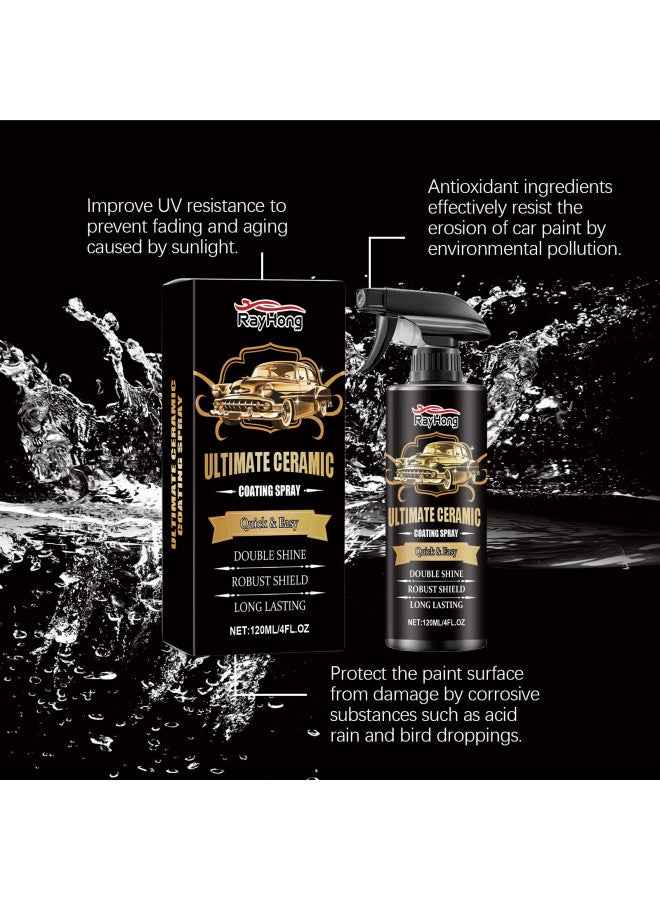 Rayhong Car Fast Coating Spray Car Paint Waxing Anti-fouling Brightening Maintenance Coating Coating Agent - Image 4