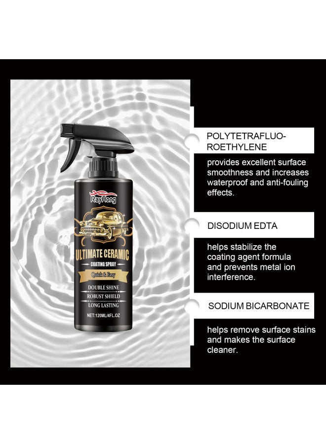 Rayhong Car Fast Coating Spray Car Paint Waxing Anti-fouling Brightening Maintenance Coating Coating Agent - Image 2