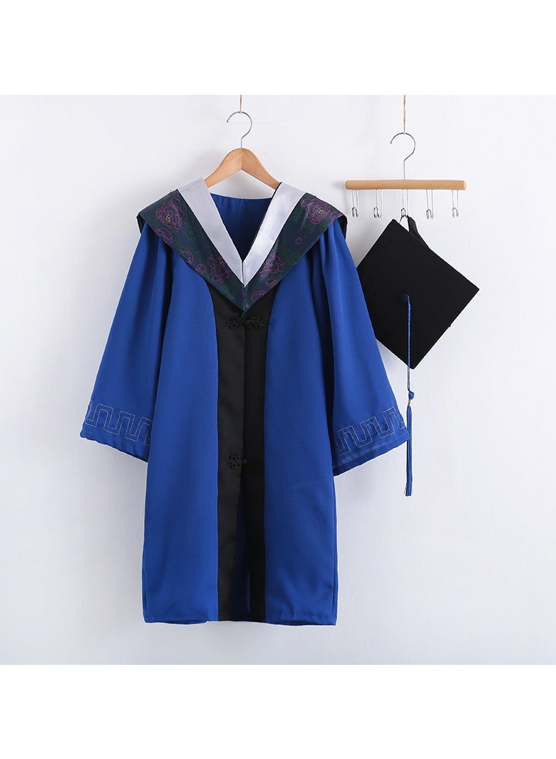 general Graduation Gown Set – Bachelor/Master/Doctorate Academic Regalia with Hood & Cap for Men & Women - Image 1
