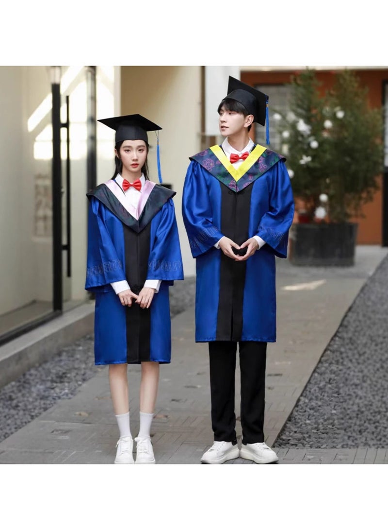 general Graduation Gown Set – Bachelor/Master/Doctorate Academic Regalia with Hood & Cap for Men & Women - Image 2