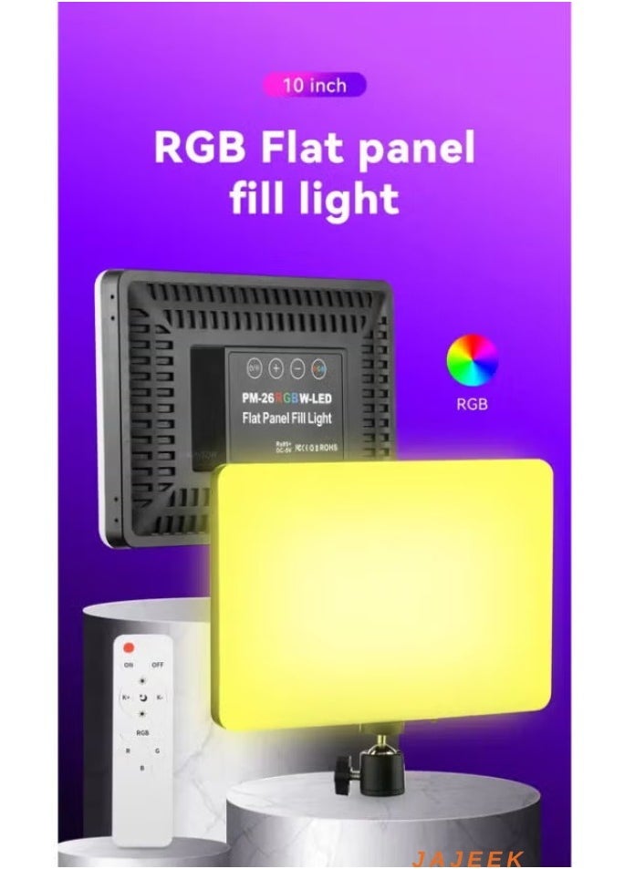JAJEEK Spotlight for Photography RGB PM-26 – Professional LED RGB Spotlight with Adjustable Colors, 36W Power Output, Dimmable for Photography, Video, and Studio Use, Perfect for Portraits, Product Shots, and Content Creation, High-Quality Lighting for Creators - Image 2