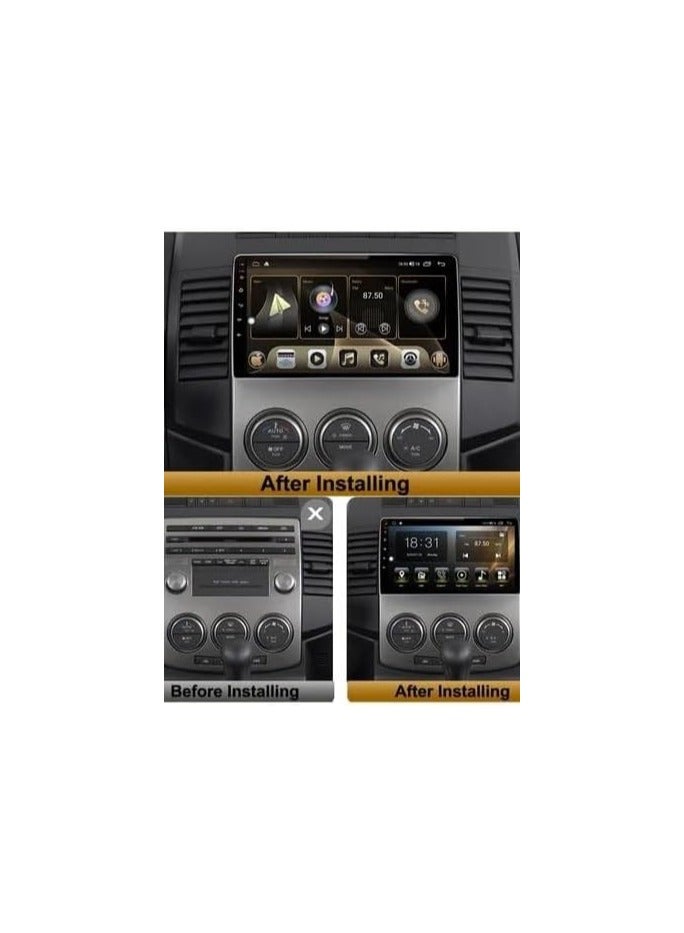 SHEZA STAR Android Car Stereo for Mazda 5 2005 to 2010 8GB RAM 128GB ROM Support SIM Card, Carplay, Mirror Link Wi-Fi BT, Radio GPS Navigation, 10 Inch IPS Touch Screen with AHD Camera Included - Image 2