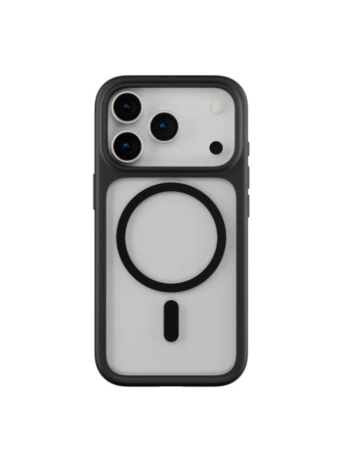 LEVELO iPhone 17 Pro Max Solo Matte MagSafe Case / 5ft. | 1.5m Drop Tested / MagSafe Compatible / Strong Magnets / Back Cover - Black - Image 1