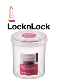 LOCK & LOCK LocknLock Twist Food Container 560ml - BPA-Free, Airtight Seal, Freezer and Dishwasher Safe for Versatile Storage 