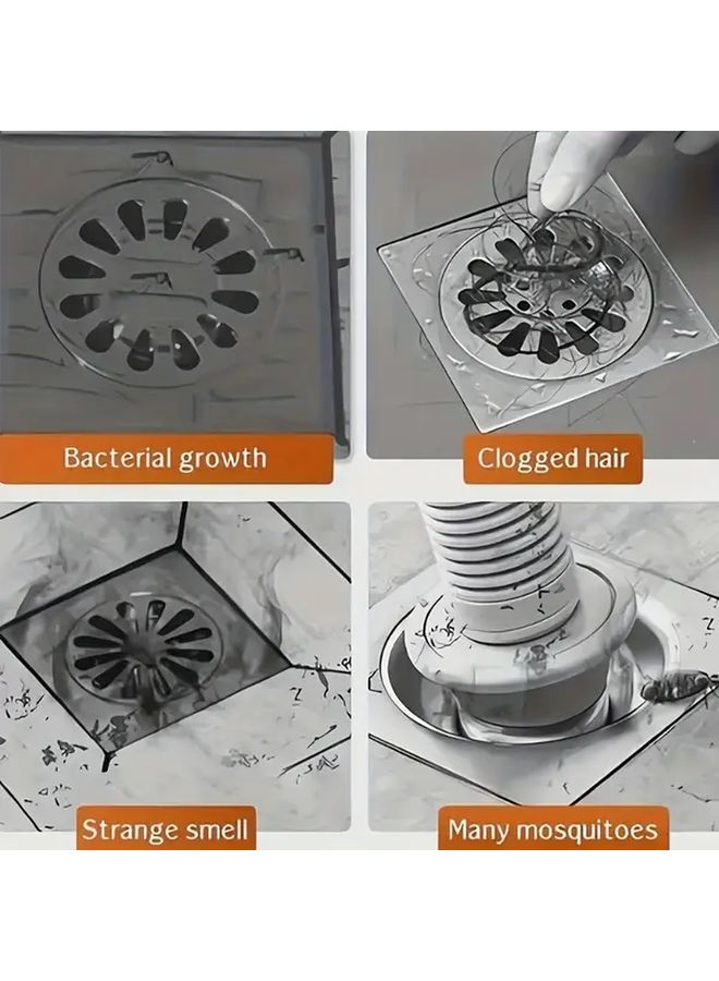 Heavy Duty Self Adhesive Drain Sticker 1pc Shower Sink Hair Catcher Bathtub Sewer Filter Mesh Tape - Image 5