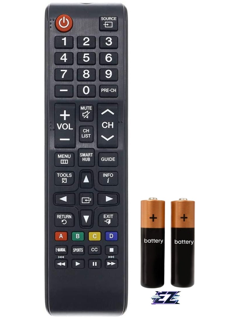 ELTRAZONE Universal Remote Control for Samsung Smart TV All Models LCD LED 3D HDTV Series AA59 and BN59 BN59-01199F AA59-00786A BN59-01175N BN59-01301A with battery - Image 1