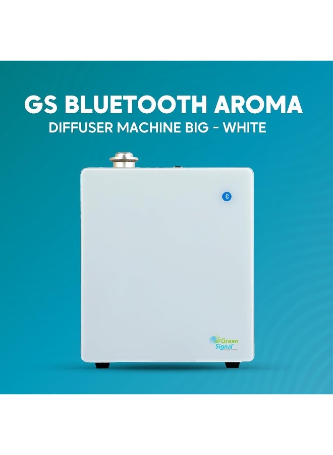 Green Signal Bluetooth Aroma Diffuser - Stylish, Versatile, Long-Lasting Aromatherapy Big (White)  - Image 3