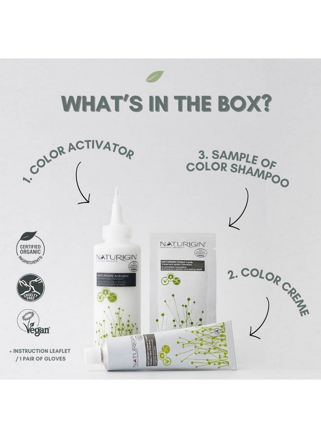 NATURIGIN Permanent Hair Dye, 4.0 Brown, Ammonia And Paraben Free, Up To 100% Gray Hair Coverage, Long Lasting, Vegan, Cruelty Free - Image 3