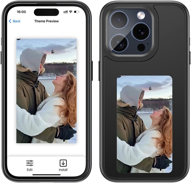 User Defined Inks Screen Phone Sleeve Customizable Protective Covers with Social Media Sharing for Phone 14Plus Smartphone Sleeve - Image 5