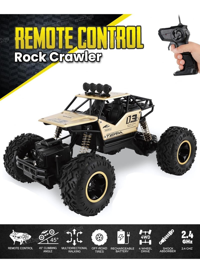 سيارة لعبة عالية السرعة للتسلق على الطرق الوعرة، سيارة تسلق الصخور قابلة لإعادة الشحن ذات الدفع الرباعي، سيارة سباق وحشية عالية السرعة للأولاد والبنات - Image 3