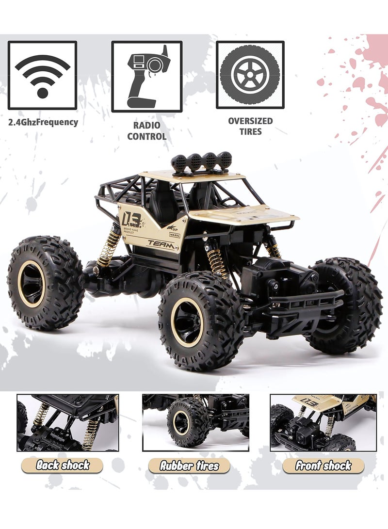سيارة لعبة عالية السرعة للتسلق على الطرق الوعرة، سيارة تسلق الصخور قابلة لإعادة الشحن ذات الدفع الرباعي، سيارة سباق وحشية عالية السرعة للأولاد والبنات - Image 4