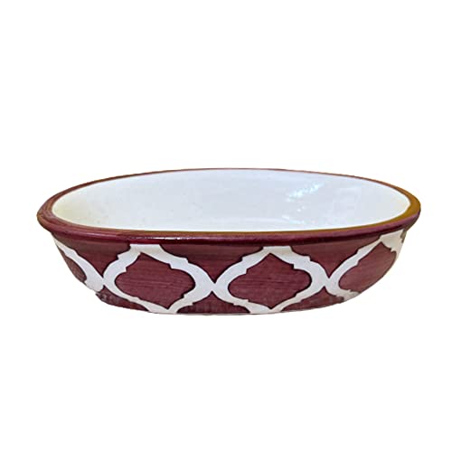 KunhaR Ceramic Soap Dish Holder, Ceramic Soap Dish Tray Holder - Image 1