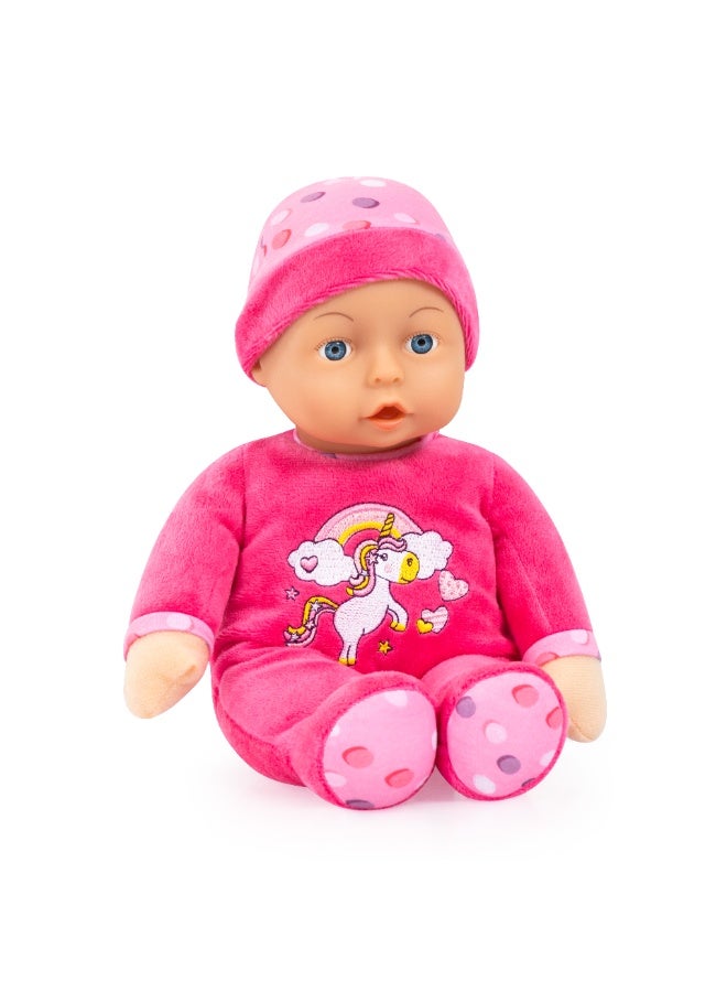 Bayer Design 12" Soft Body Rag Doll - Unicorn - 93029AC - Image 1