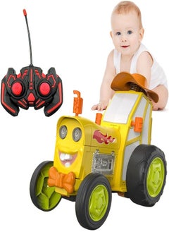 Generic Crazy Jumping Car Toys, Remote Control Car for Kids, Boy Toys Stunt Car with LED Light Music, Rechargeable Rc Car  - Image 1