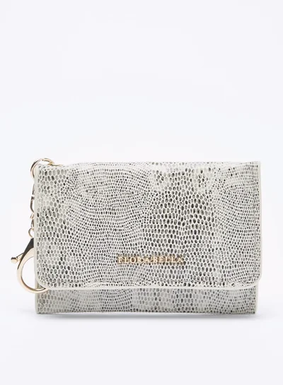 Flora Bella By Shoexpress Women Textured Wallet with Flap Closure