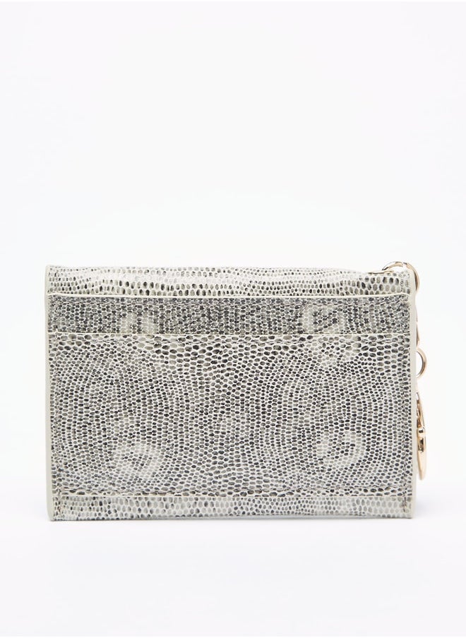 Flora Bella By Shoexpress - Women Textured Wallet with Flap Closure - Image 1