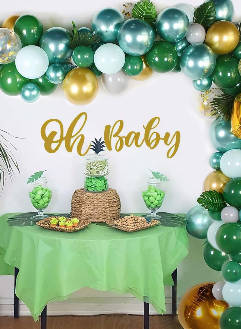 Tongguang chrome metal green balloons, thick latex helium balloons, suitable for birthday, wedding anniversary, baby party, graduation, and Christmas party decorations. - Image 2
