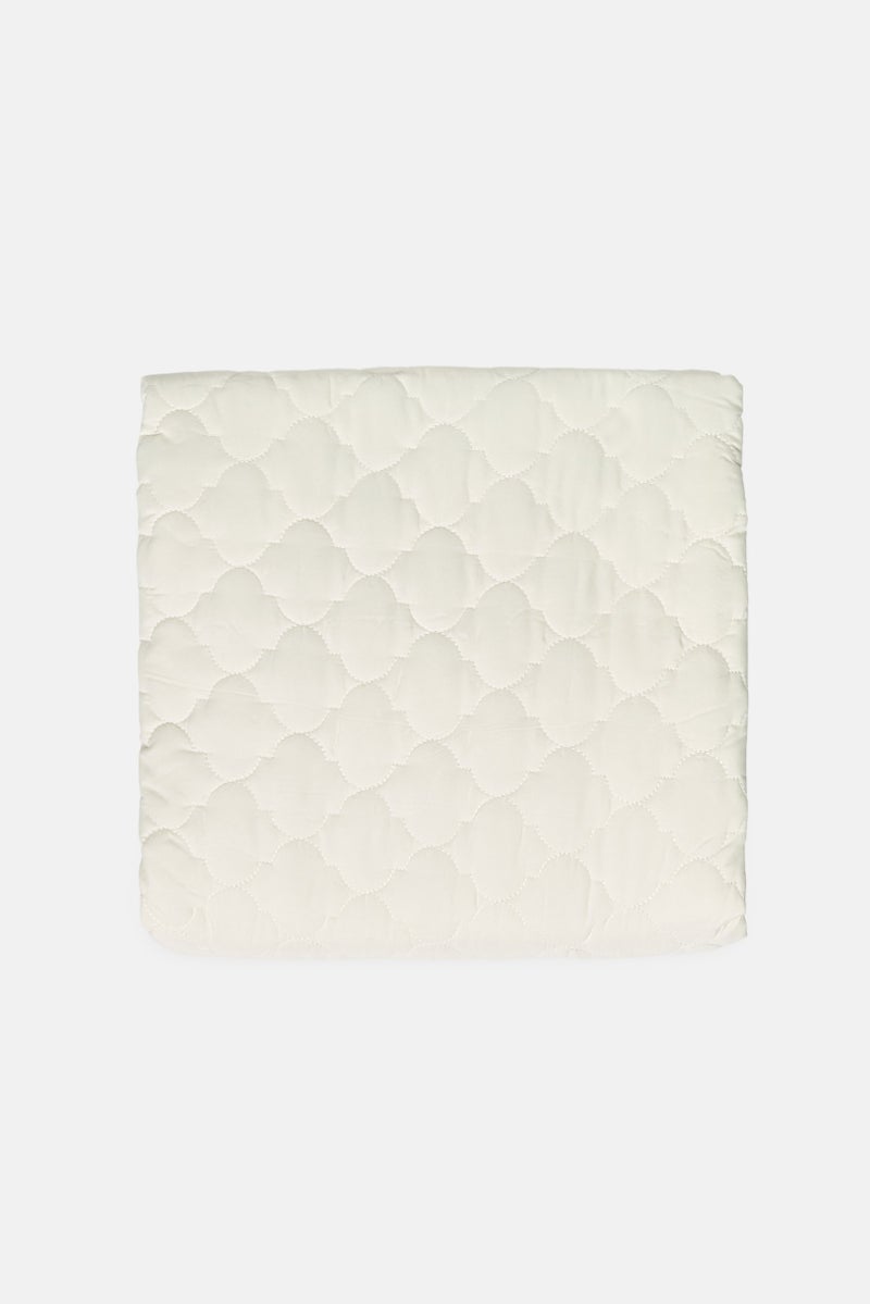 Nanette lepore 3 Pieces King Quilted Bedspread With Pillow Case Set, Ivory  - Image 2