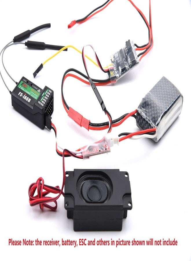YoungRC 1set RC Diesel Engine Frequency Conversion Sound Group Module RC Car Engine Sound Simulator with Speaker for DIY RC Model Car (Powered by 2S lipo) - Image 3