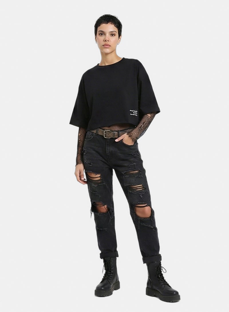RAVIN Women Crew Neck Regular Summer Tee - Image 5