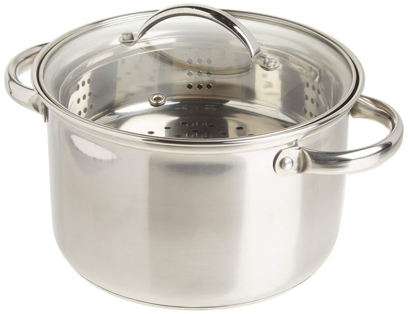 Norpro 4Quart Steamer Cooker 3 Piece Set Stainless Steel