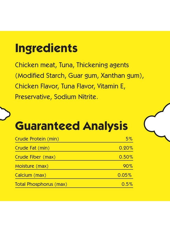 Temptations Creamy Purrrr-ee Cat Treats, Chicken & Tuna Flavors 1152g for adult, Pack of 24 - Image 5